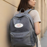 Business Logo Oval White Patch<br><div class="desc">Promote your brand in style with a personalized patch featuring your logo or image in a full-size rectangle design. Perfect for marketing and branding, this high-quality patch adds a professional touch to uniforms, bags, jackets, and more. It’s an eye-catching way to showcase your brand while enhancing your visibility. Whether for...</div>