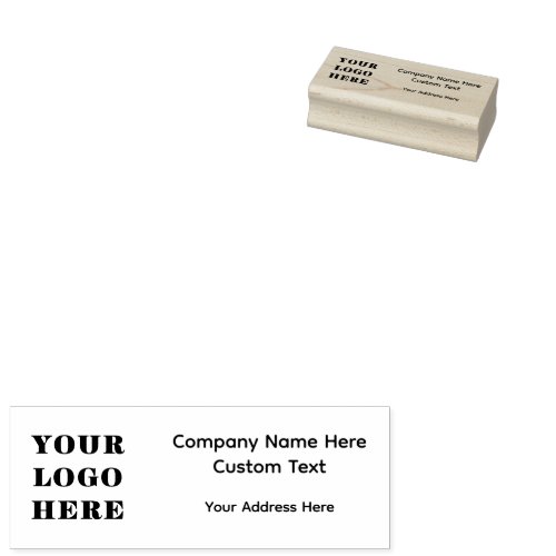 Business Logo Personalized Custom Rubber Stamp