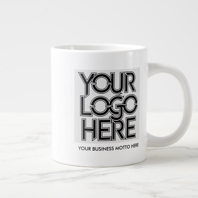  Business Logo Personalized Giant Coffee Mug (Right)