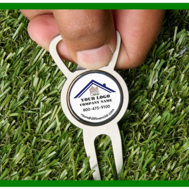 Business Logo Phone Website Ball Marker Divot Tool (Creator Uploaded)