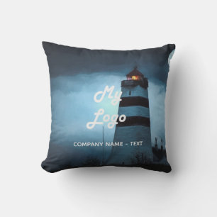 Business logo photo travel tourism outdoor pillow