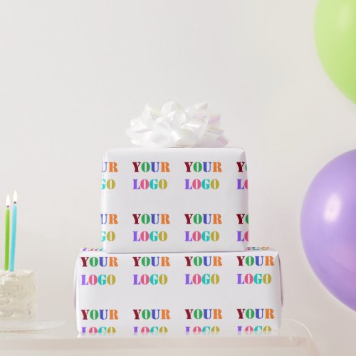 Business Logo Photo Wrapping Paper Promotional
