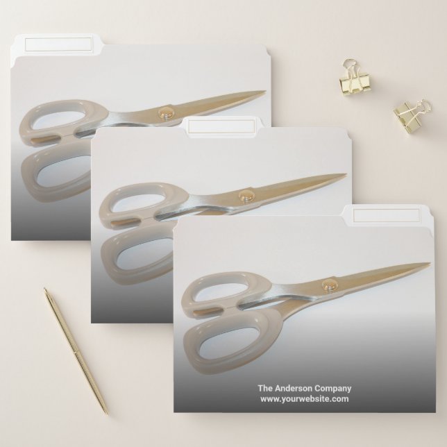 Business Logo Presentation Your Full Bleed Photo File Folder (Set)