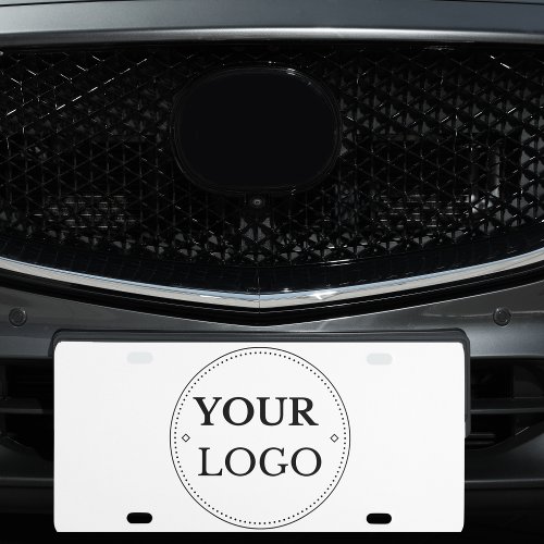 Business Logo Professional Branded License Plate