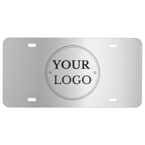 Business Logo  Professional Branded Modern License Plate