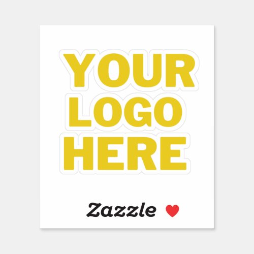 Business Logo  Professional Branded Sticker