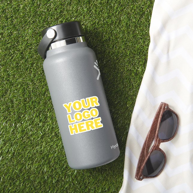 Business Logo | Professional Branded Water Bottle  Sticker (HydroFlask Insitu)