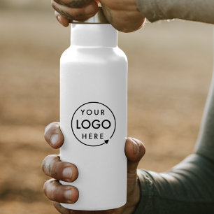 Business Logo   Professional Branded Water Bottle Sticker