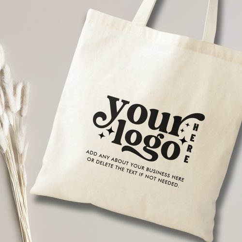 Business Logo Professional Company No Minimum Tote Bag