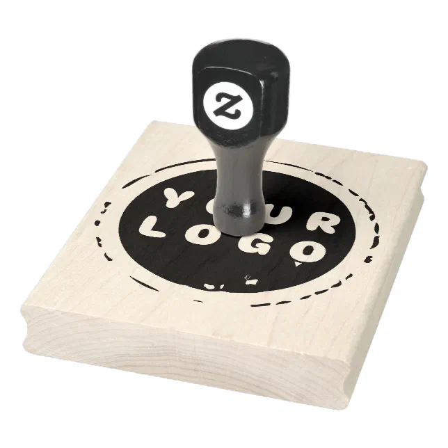 Business Logo | Professional Corporate Cutom Rubber Stamp | Zazzle
