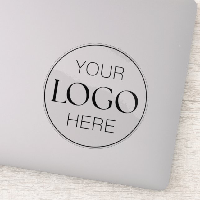 Business Logo Professional Corporate Laptop Sticker (Detail)