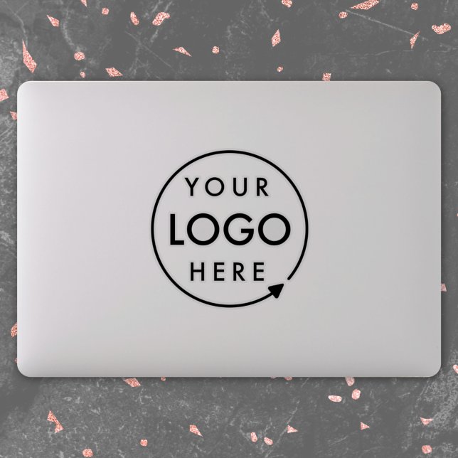 Business Logo | Professional Corporate Laptop Sticker (Company logo vinyl stickers for small business branding & promotion.)