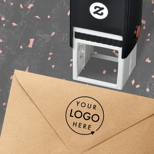 Business Logo  Professional Corporate Modern Self_inking Stamp