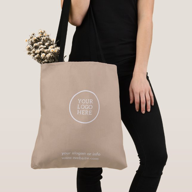 Business Logo | Professional Corporate Tote Bag (Close Up)