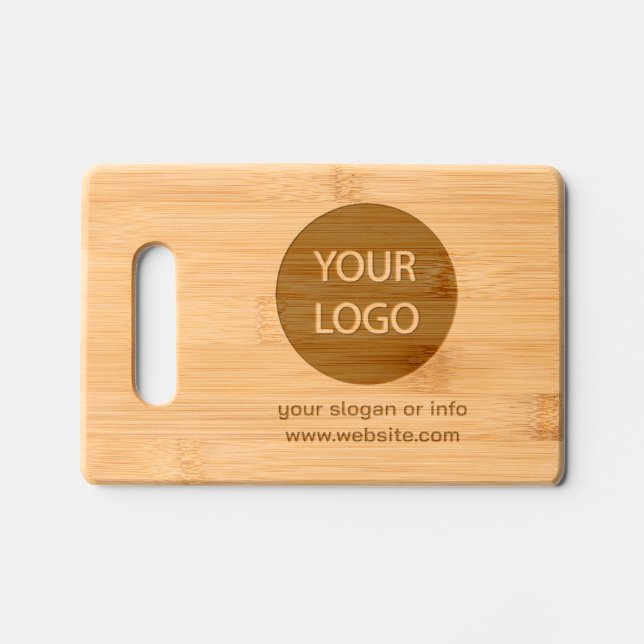 Business Logo | Professional  Engraved Cutting Board (Front)