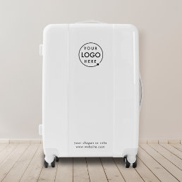 Business Logo | Professional Minimalist White Luggage