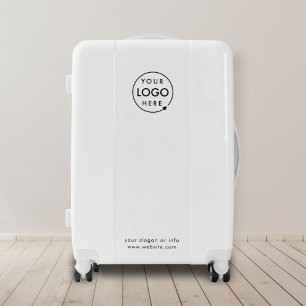 Business Logo   Professional Minimalist White Luggage