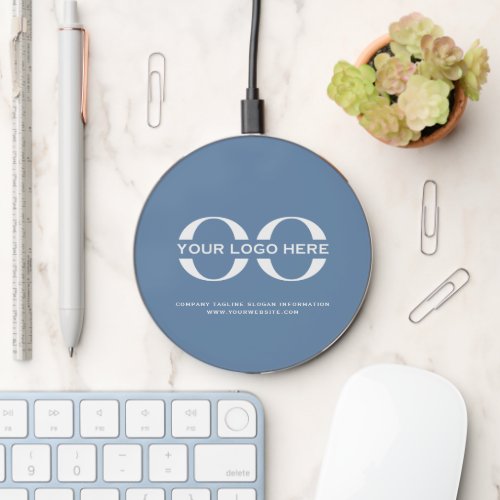 Business Logo Professional Minimalist Wireless Charger