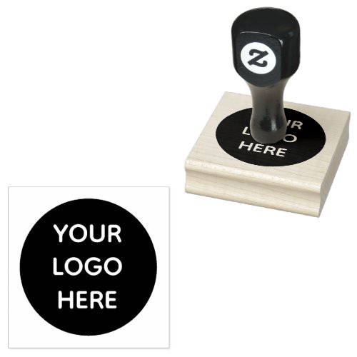 Business Logo Professional Modern Corporate Rubber Rubber Stamp