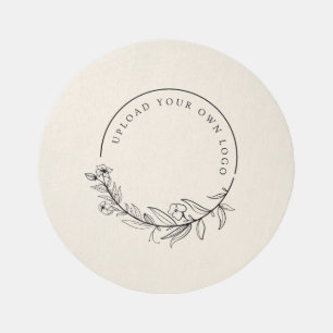 Business Logo Professional Modern Marketing Rug