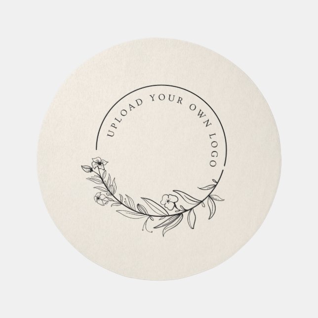 Business Logo Professional Modern Marketing Rug (Front)