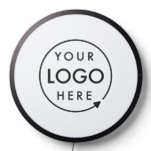 Business Logo Professional Promotional Modern LED Sign (Lights Off)