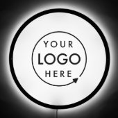Business Logo Professional Promotional Modern LED Sign (Front)