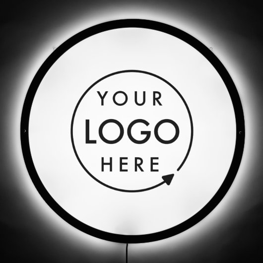 Business Logo Professional Promotional Modern LED Sign (Front)