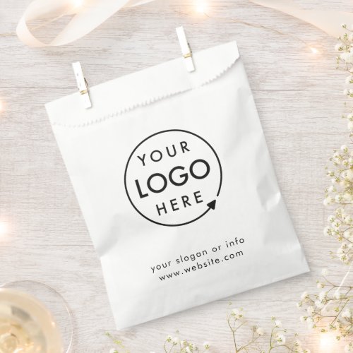 Business Logo  Professional Promotional Swag Favor Bag