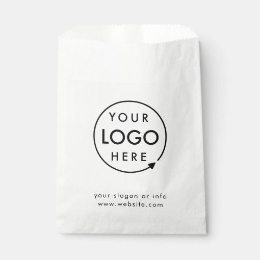 Business Logo | Professional Promotional Swag Favor Bag | Zazzle