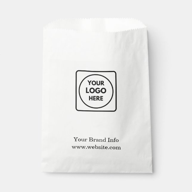Business Logo | Professional Promotional Swag Favor Bag (Front)