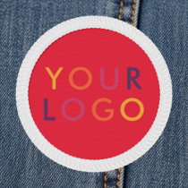 Business Logo Professional Red Patch
