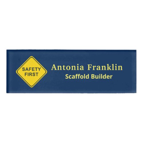 Business Logo Professional Safety Personalize Name Tag
