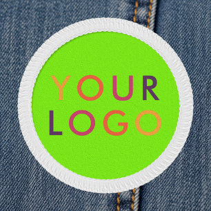 Business Logo Professional Vibrant Green Patch