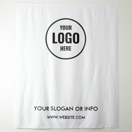 Business Logo  Professional White Photo Backdrop