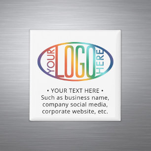 Business Logo Promotional Advertising Minimalist Magnet