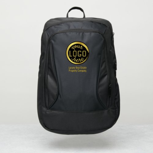 Business Logo Promotional Branding Gold Custom Port Authority Backpack