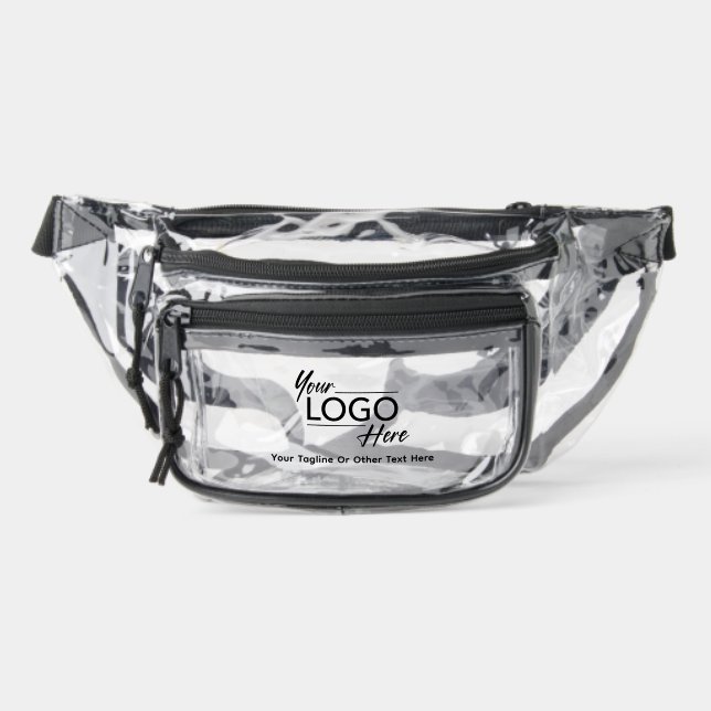 Business Logo Promotional Clear Fanny Pack (Front)