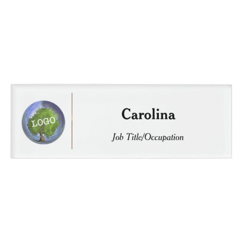 Business Logo Promotional Company Magnetic Name Tag