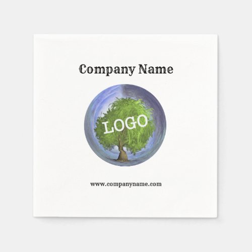 Business Logo Promotional Company Napkins