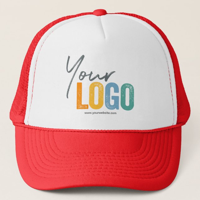 Business Logo Promotional Item Boss Customer Gift Trucker Hat (Front)