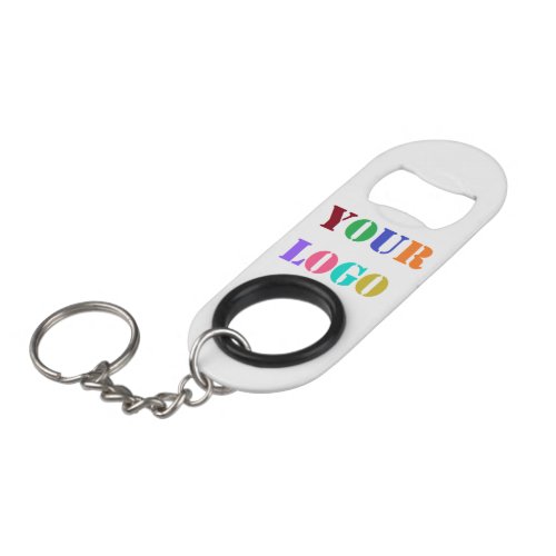 Business Logo Promotional Keychain Bottle Opener