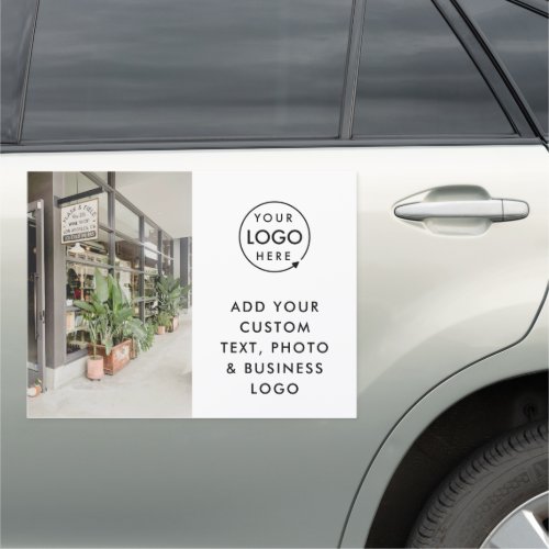 Business Logo  Promotional Marketing Photo Car Magnet
