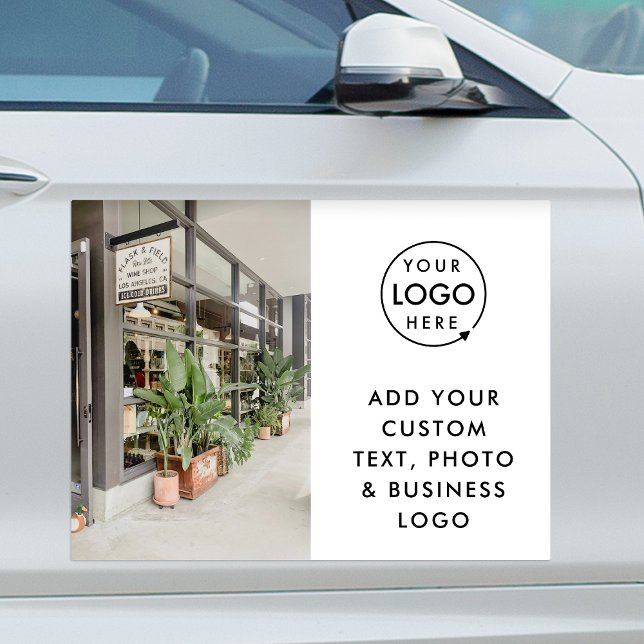 Business Logo | Promotional Marketing Photo Car Magnet (Creator Uploaded)