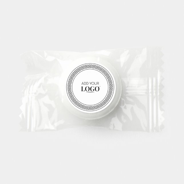 Business Logo Promotional Modern Elegant Company Life Saver® Mints (Front)