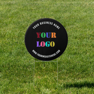 Business Logo Promotional Outdoor Sign Example