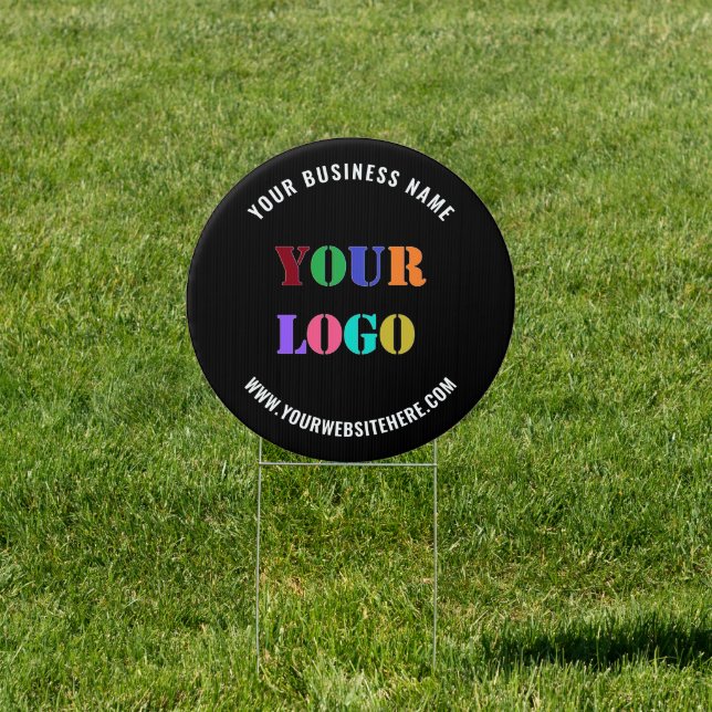 Business Logo Promotional Outdoor Sign Example (Insitu)