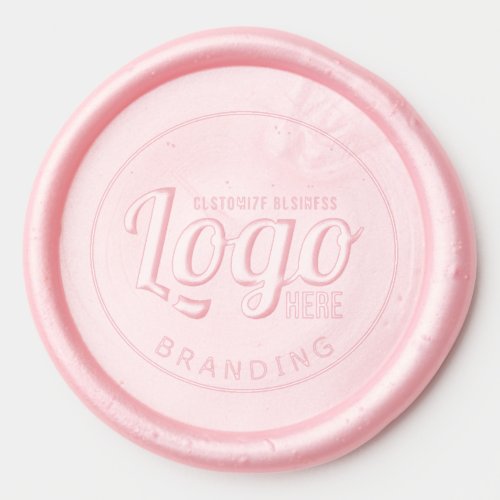 Business Logo Promotional Pink Wax Seal Sticker