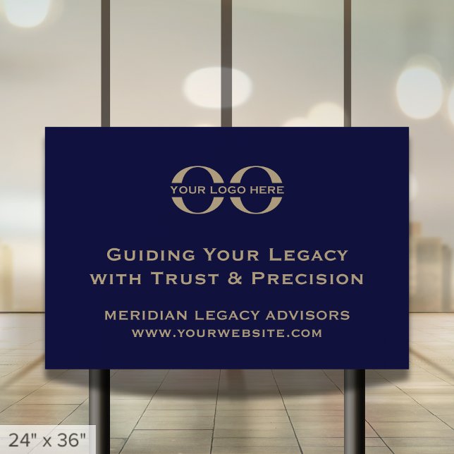 Business Logo Promotional Sign (Creator Uploaded)