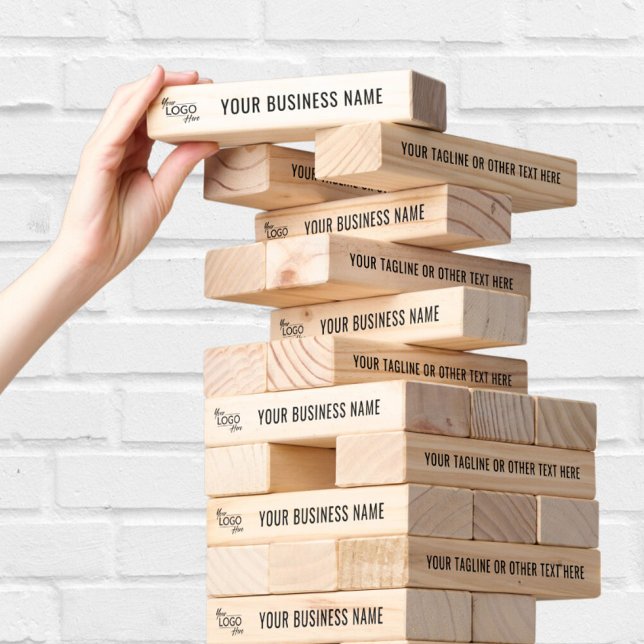 Business Logo Promotional Topple Tower (Creator Uploaded)